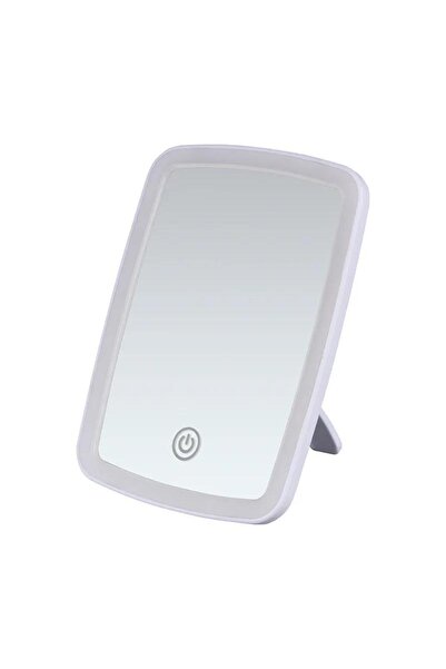 valkyrie Led Işıklı Şarjlı Makyaj Aynası - 3 Farklı Işık Tonu - Dokunmatik Ek...