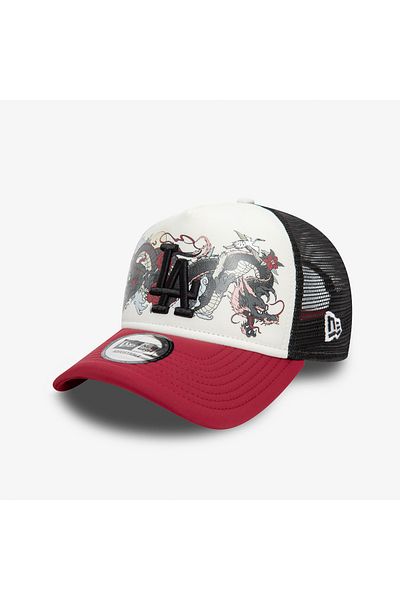 NEW ERA Mlb Graphic Trucker Losdod Whichj White Hat