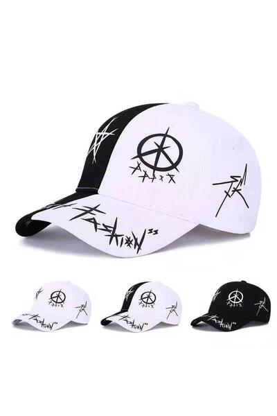 valkyrie Unisex Trucker Hat - Metal Buckle, Adjustable Baseball Black White