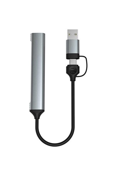 valkyrie Macbook Uyumlu Type-c & Usb Çiftli 4port Usb 3.0 Splitter 5 Gbps Çevirici Hub Adaptör