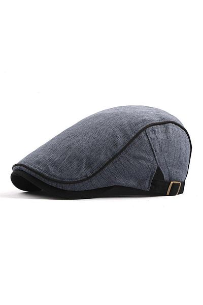 valkyrie Retro Italian Style Blue Men's Cap / Hat / Adjustable with Buckle