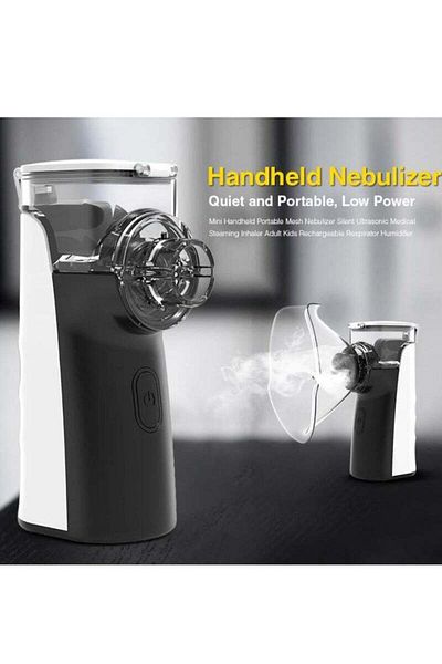 COOYA Mesh Nebuliser, Mini Handheld Portable, Silent Ultrasonic, Medical Vapour, Suitable for All Ages