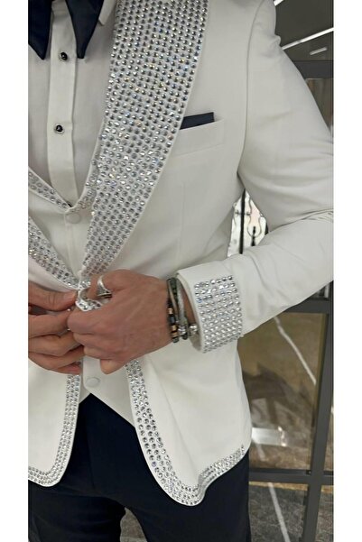 Fc Plus TAŞLI YELEKLİ TAKIM ELBİSE