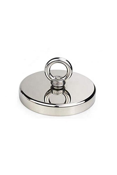 valkyrie D90 Battal Boy Güçlü Neodyum Mıknatıs 90mm 380kg Halkalı Salvage Fishing Magnet