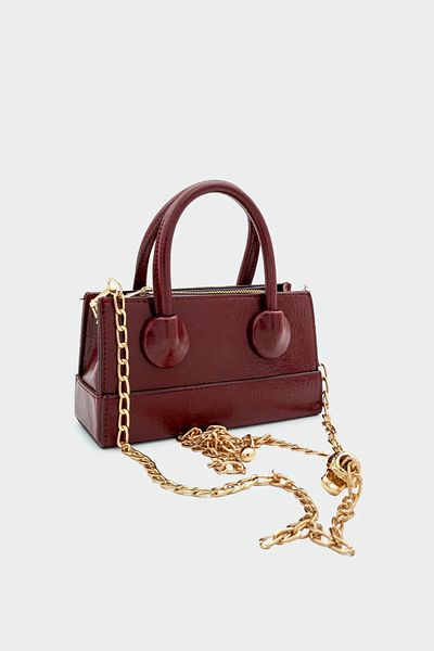 LAMİNTA Geantă de damă Minth Claret Red Mini Crossbody