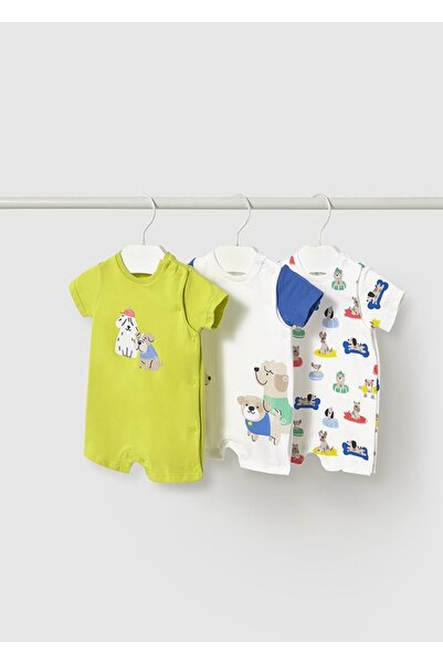 MAYORAL Men's Set-3-Piece Jumpsuit-Short