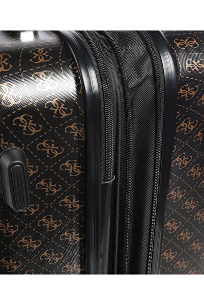 Guess JESCO 22 IN 8-WHEELER Kadın Kahverengi Valiz TWHB8389982-BRO