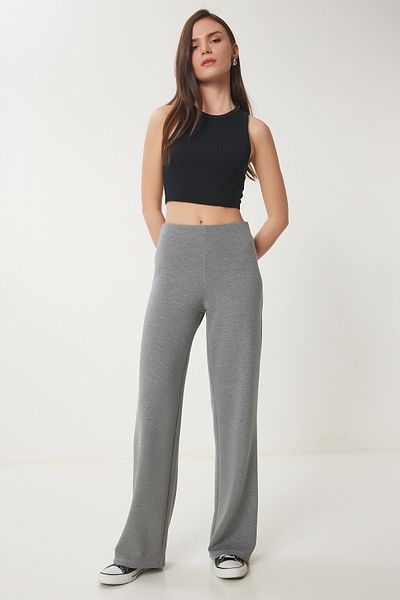 Lovelyİstanbul Φούτερ με φαρδύ πόδι Modal ANTHRACITE LUB0093