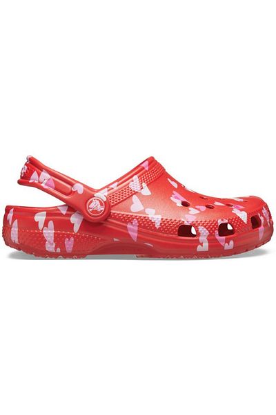 Crocs Papuci pentru copii Classic VDay Clog T Cherry Red