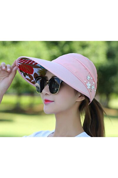 valkyrie Темно-рожева жіноча капелюх з широким козирком і сонцезахистом - Спо...