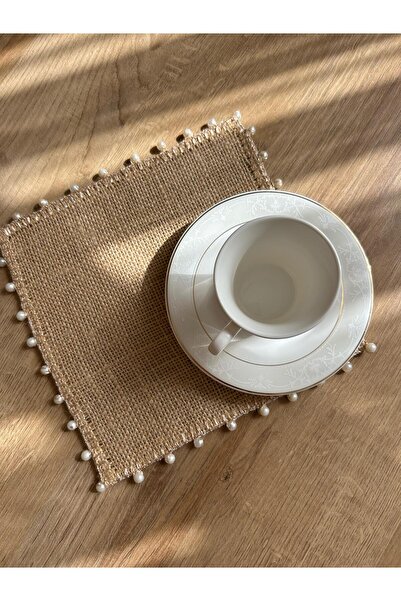 tubaatasarim Jüt Incili Sunum Peçetesi 19*19 (6 Adet )