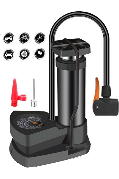 valkyrie 160 PSI Araç Bisiklet Motosiklet Top Ayak Pompası Profesyonel Pompa
