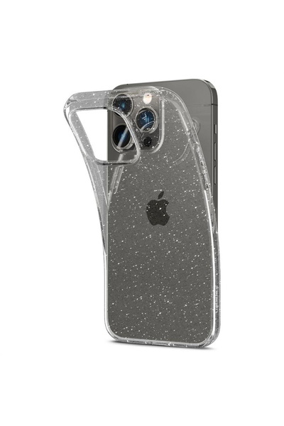 Spigen Husa pentru iPhone 14 Pro - Spigen Liquid Crystal Glitter - Crystal Quartz