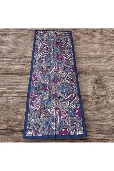 Aker Navy Blue-Purple Aker Soft Touch Shawl 002