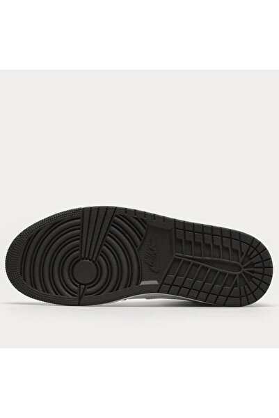 Nike Air Jordan 1 Mid Leather Sneaker Hakiki Deri Bilekli Günlük Spor Ayakkabı Beyaz Yeşil
