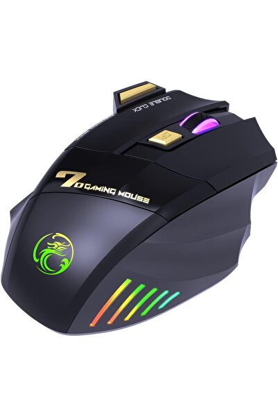 valkyrie Imice Gw-x7 7 Tuşlu Sessiz 2.4g Wireless Bluetoothlu Şarj Edilebilir Kablosuz Gaming Mouse