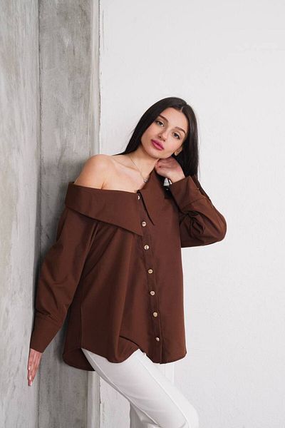 MODA Open One Shoulder Women's Shirt