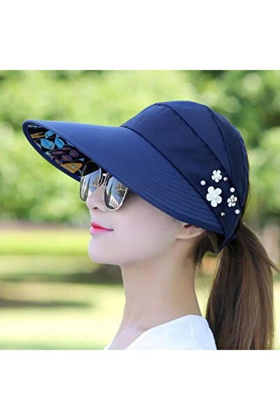 valkyrie Tamnoplava ženska kapa Zaštita od sunca - široki vizir, sportska ten...