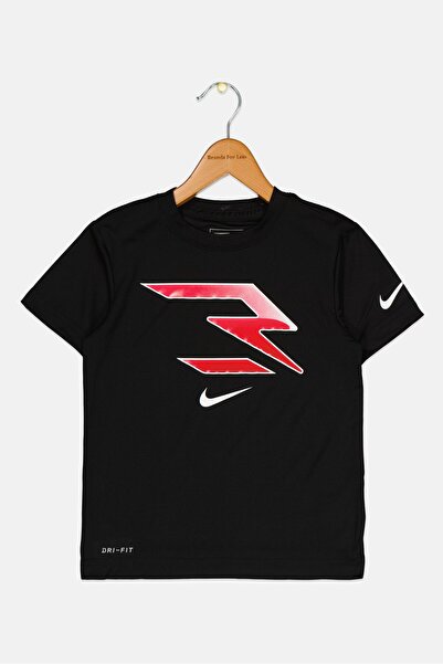 Nike 3Brand by Russell Wilson تي شيرت خارجي بأكمام قصيرة وشعار العلامة التجار...