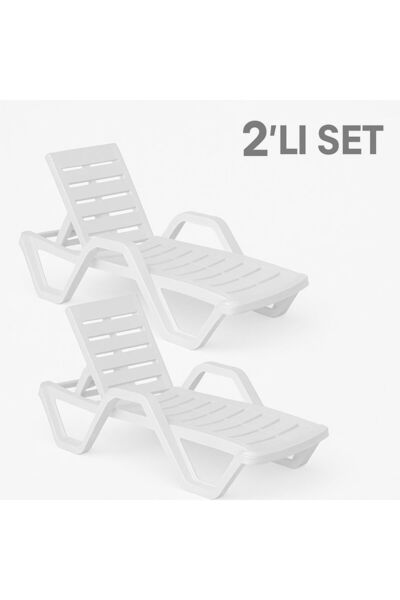 RETRO ART Holiday Capri Şezlong Kollu 2 Lı Set