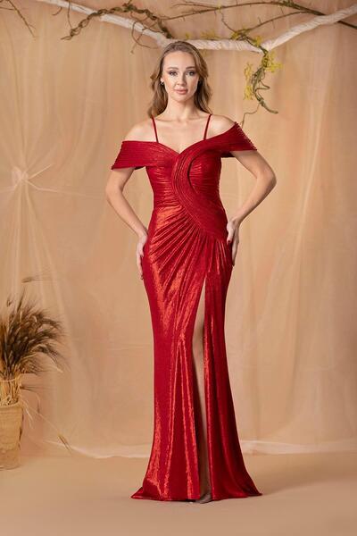 MAXXE 6012SIM SIVAMA LAME ELBİSE