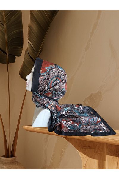 Aker Şal negru Aker Soft Touch 001
