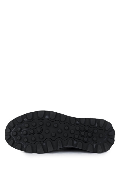 Tamer Tanca Erkek Hakiki Deri Sneakers & Spor Siyah Ayakkabı