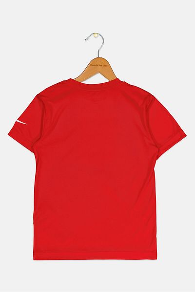 Nike 3Brand by Russell Wilson Kids Boy Sportswear Fit Brand Logo Outdoor T-shirt, Red