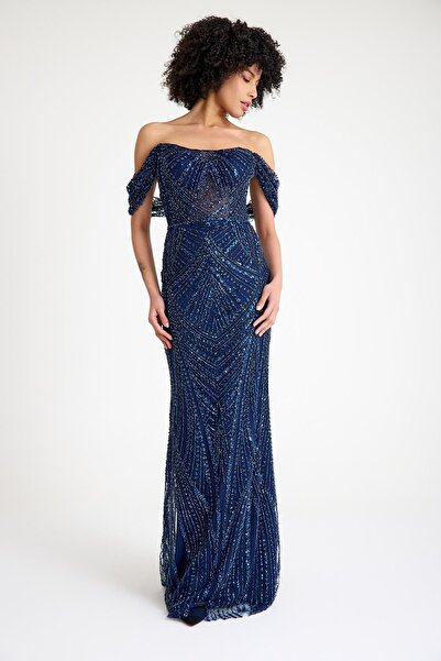 MAXXE 6077PAY PAYETLİ ELBİSE