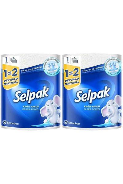 Selpak Paper Towel (3 Layer) Giant Roll (Set of 2)