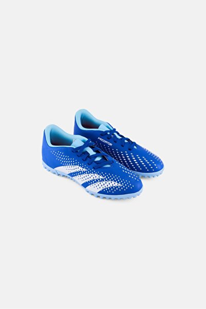 adidas حذاء كرة قدم Predator Accuracy 4 برباط للأولاد من Kids Boys، أزرق