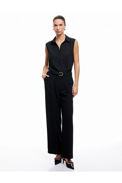 Koton Classic Collar Buttoned Sleeveless Shirt