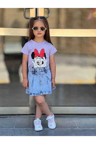 yns coolstar 2-Piece Minnie Printed T-Shirt and Tray 2-Piece Set