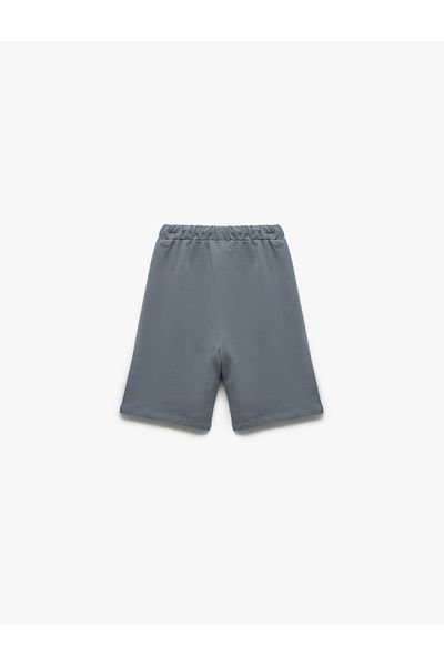 Koton Cotton Lace-Up Waist Basic Shorts