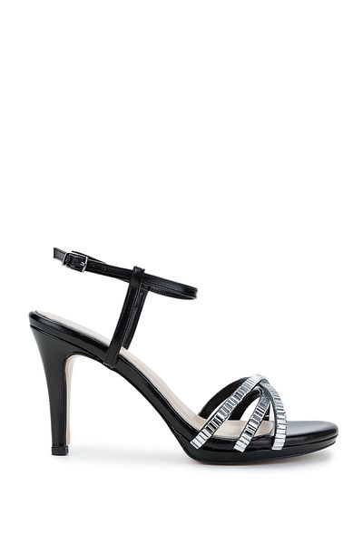 Tamer Tanca Women's Vegan Black Heeled Shoes
