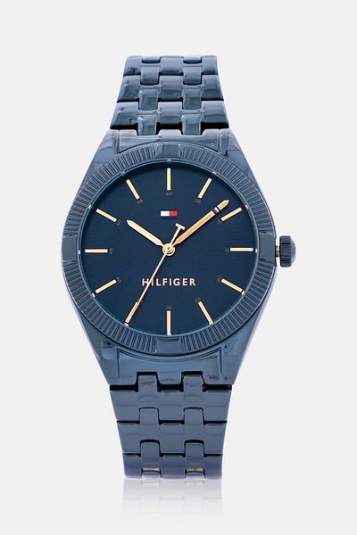 Tommy Hilfiger Women 1782552 Stainless Steel Watch 34 Mm, Navy