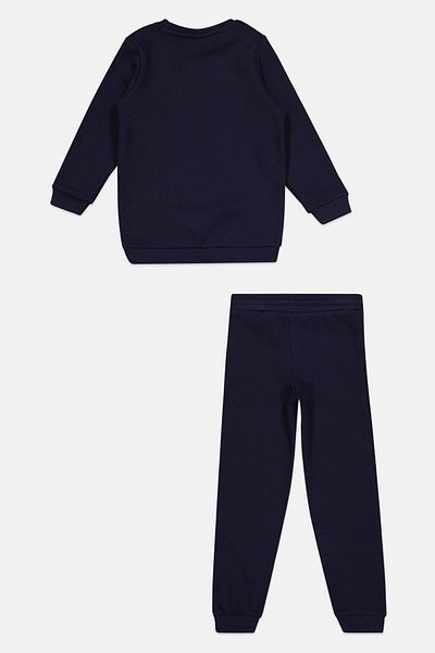 Nicce Kids Boy 2 pcs Brand Logo Hoodies And Jogger Pants,navy