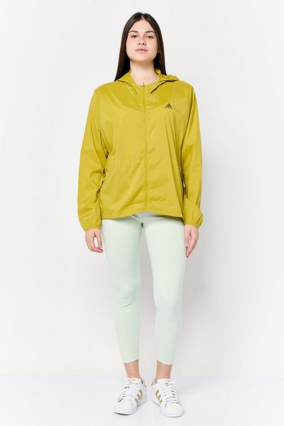 adidas Women Sportswear Fit Long Sleeve Running Jacket, Olive