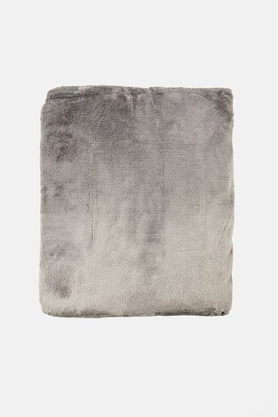 Bebe Solid Fleece Blanket 150 X 200 Cm, Grey