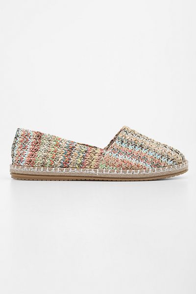 Shoeberry Damen-Espadrille aus farbigem Korbgeflecht von Virlan