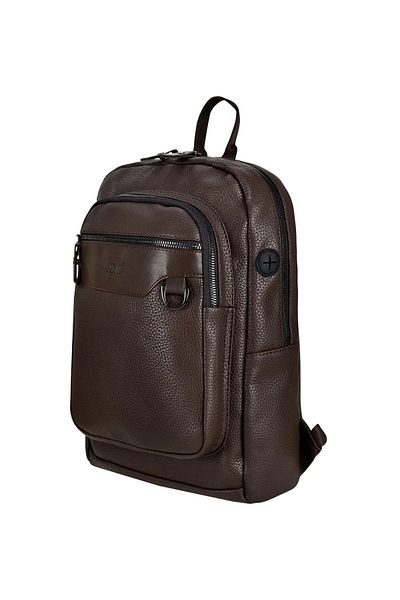 ergül çanta Unisex Αδιάβροχο Laptop 15,6 ιντσών - Σακίδιο πλάτης από συνθετικό δέρμα συμβατό με φορητό υπολογιστή