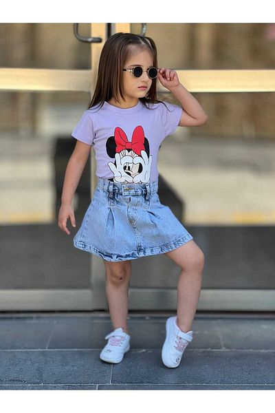 yns coolstar 2-Piece Minnie Printed T-Shirt and Tray 2-Piece Set