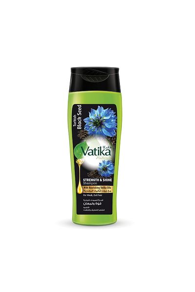 Vatika Naturals Turkish Black Seed Strength and Shine Shampoo For Weak Dull Hair 400 ml