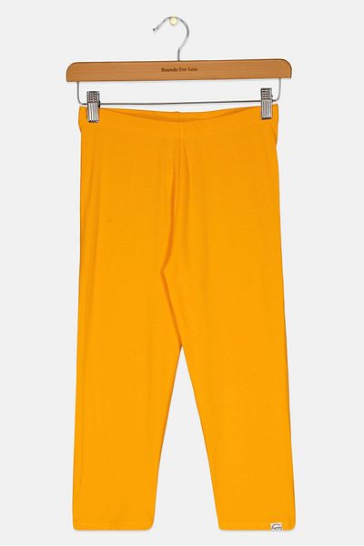 Cool Club Kids Girl Plain Pull On Leggings, Orange