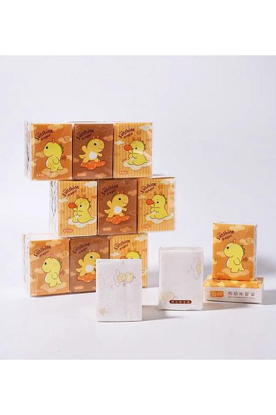 Gift Moda Figured Mini Pocket Handkerchief Set of 9