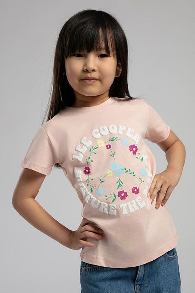Lee Cooper Imelda Girl's T-Shirt Powder