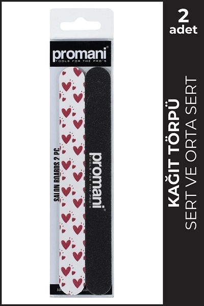 Promani Pack of 2 Patterned and Black Paper Rasps - Pr-404