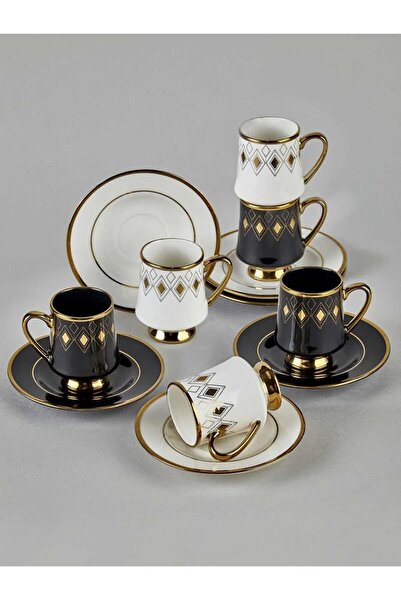 Lavin 6 KİŞİLİK PORSELEN KAHVE FİNCAN TAKIMI