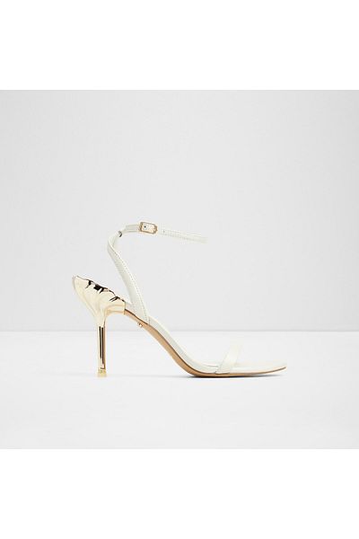 Aldo White Heeled Sandals For Women