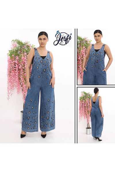 JERFİ Denim Jumpsuit